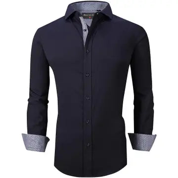 Wrinkle Free Regular Long Sleeve Dress Shirts