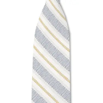 Calico - Blue-Yellow-Textured-Stripe-Tie