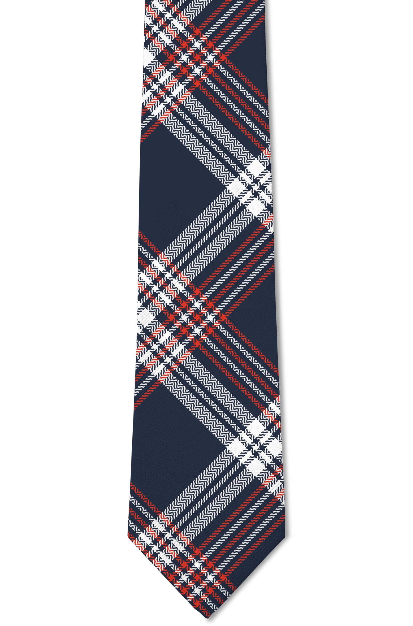 Paul - Red & Blue Flannel Tie