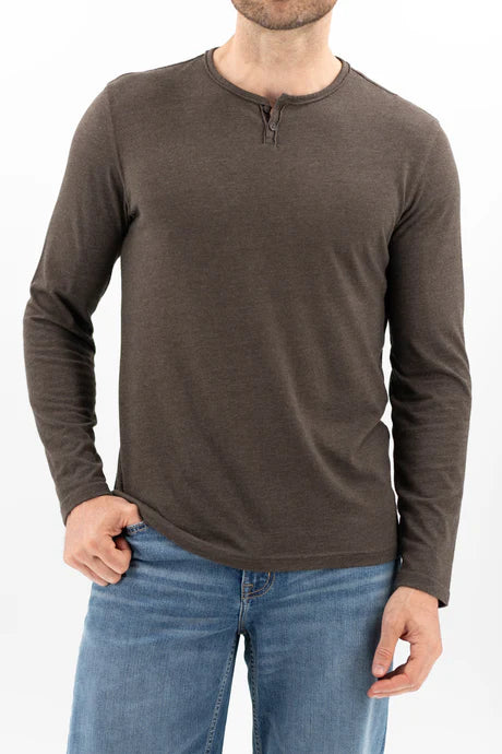 Long Sleeve Vintage Henley
