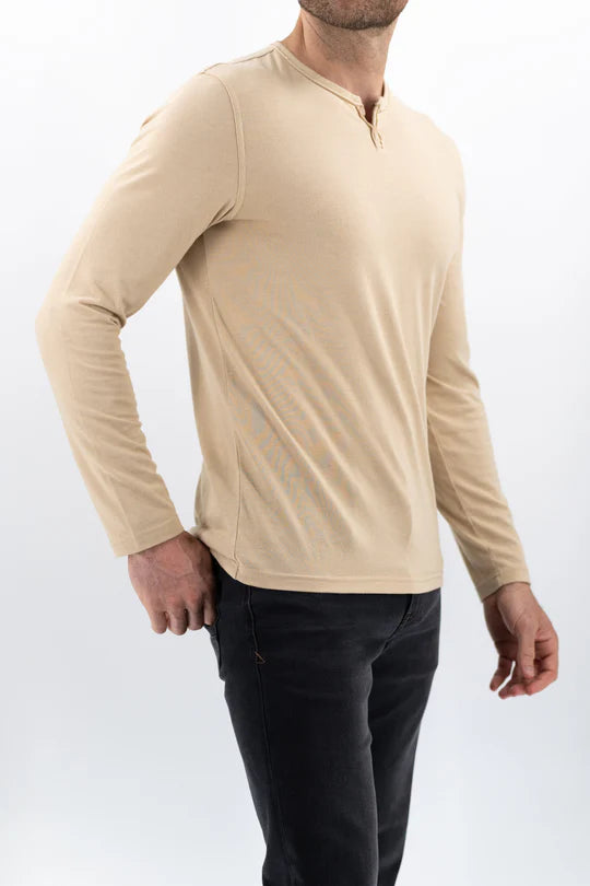 Long Sleeve Vintage Henley