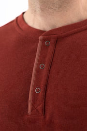 Devil Dog Waffle Henley