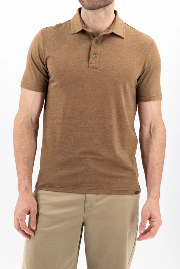 Devil Dog Feeder Stripe Polo