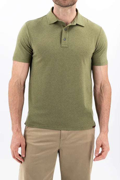 Devil Dog Feeder Stripe Polo