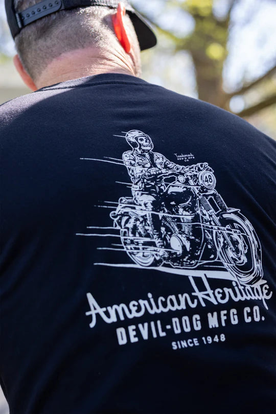 Heritage Biker Graphic Long-Sleeve