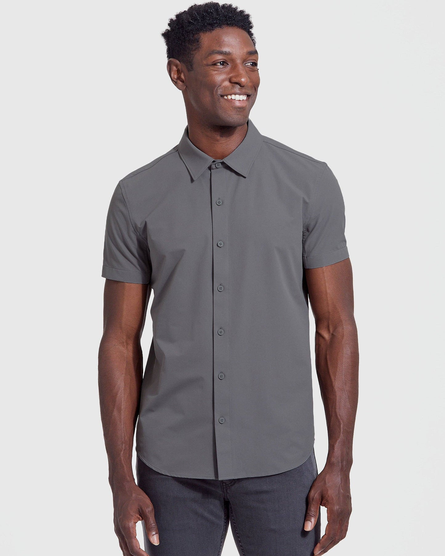 Short Sleeve Button Up Shirt | Commuter