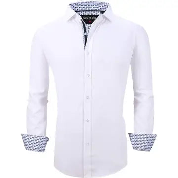 Wrinkle Free Regular Long Sleeve Dress Shirts