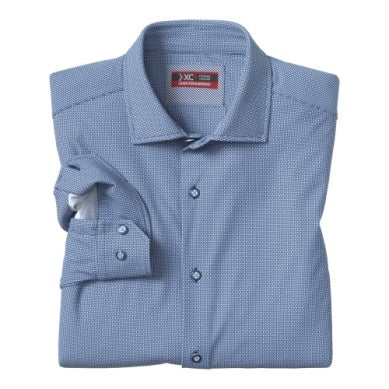 XC4 LONG-SLEEVE PRINT KNIT SHIRT