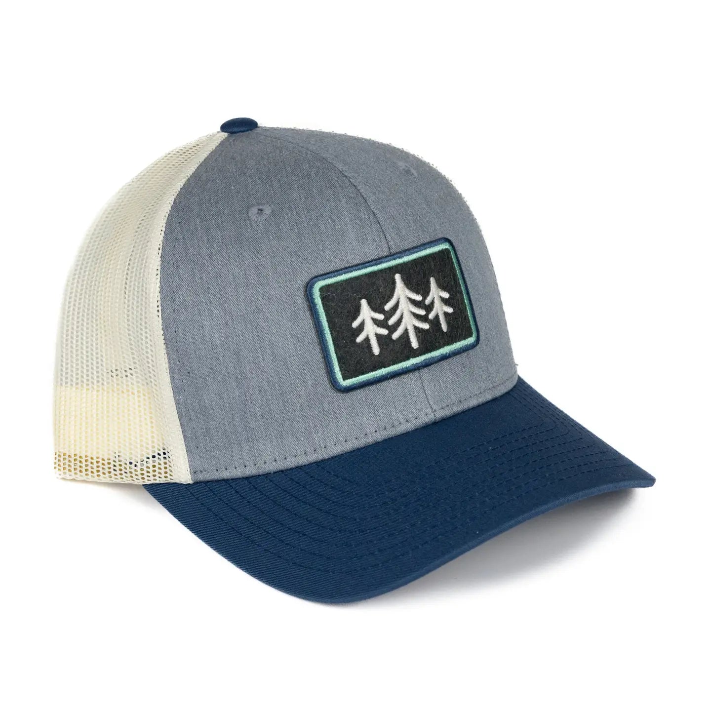 TriPine Felt Patch Trucker Hat