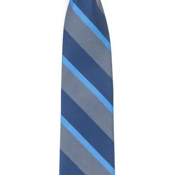 Atwood - Grey and Navy Striped Tie