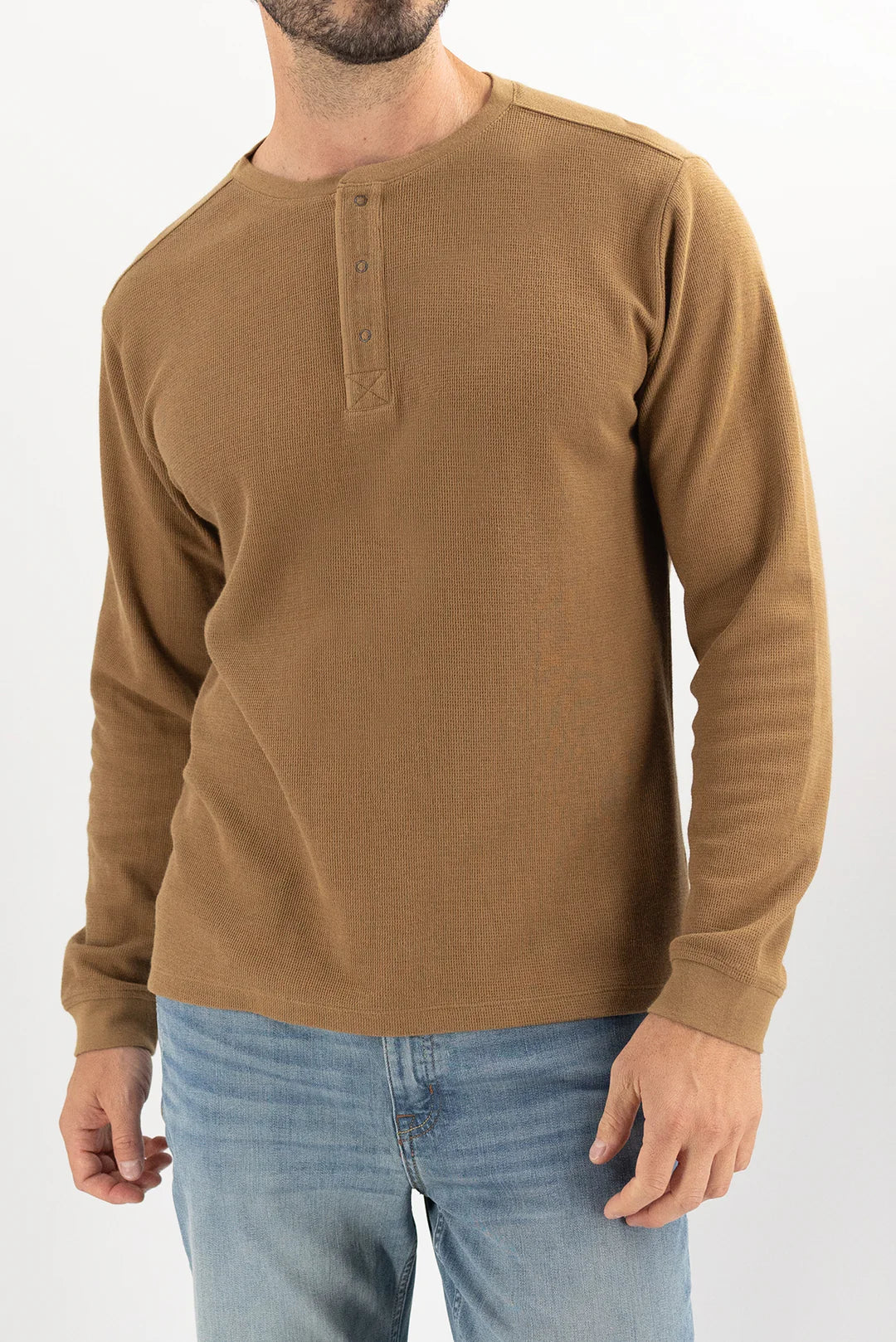 Devil Dog Waffle Henley