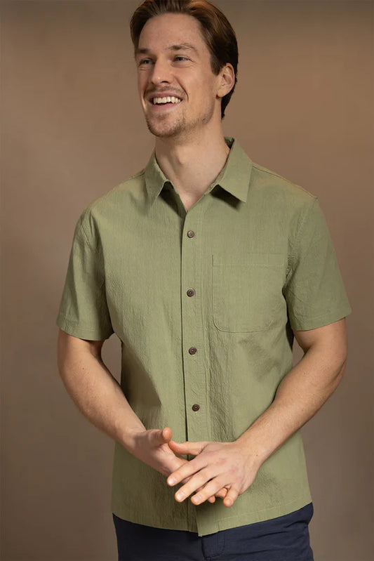 Seersucker Short Sleeve Shirt