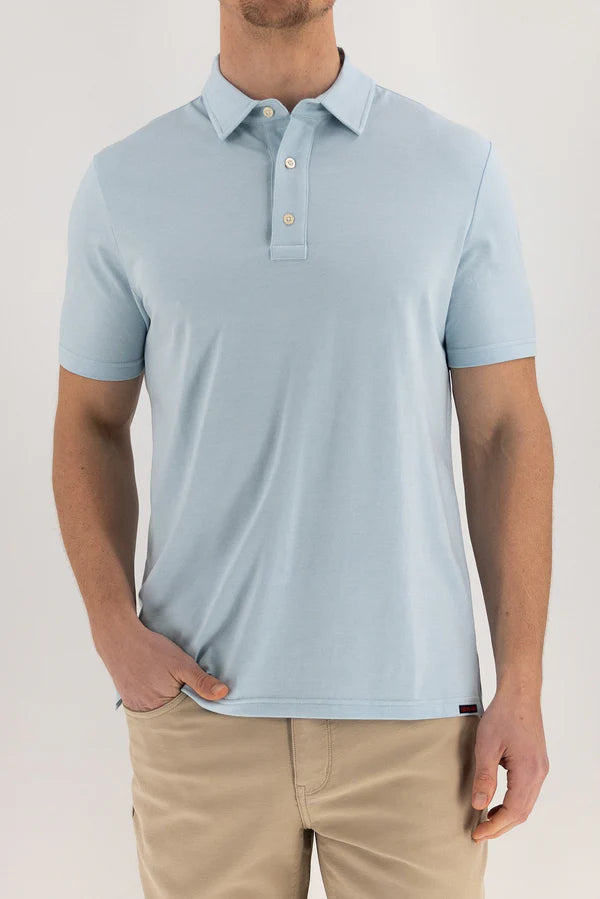 Devil Dog Feeder Stripe Polo