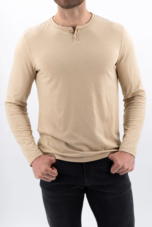 Long Sleeve Vintage Henley