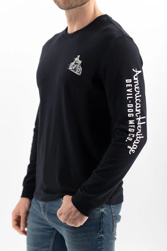 Heritage Biker Graphic Long-Sleeve