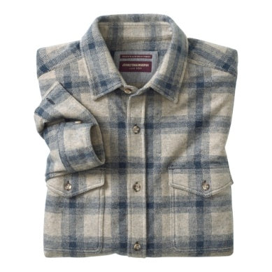 Brushed Button-Front Knit Shirt