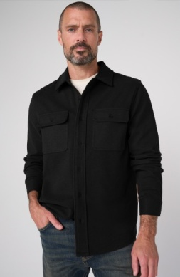 LP Knit l/s Button Up Shirt w/ Flap pkts
