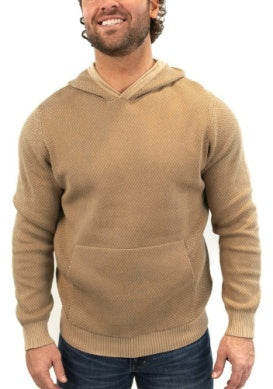 Herringbone Knit Hoodie